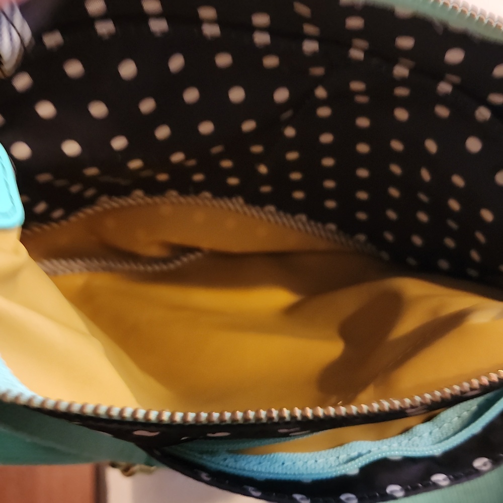 Fossil KeyPer Top Zip  Polka Dot Cross Body - Picture 9 of 9